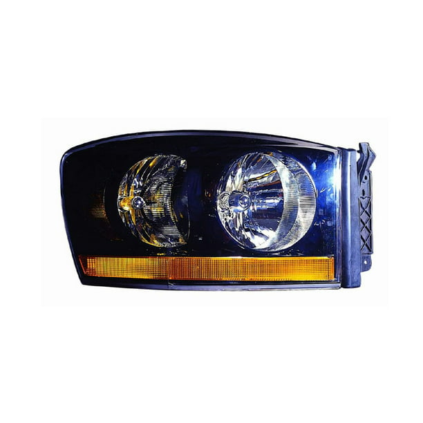 Driver Side Headlamp Lens Housing Full Size Depo 334-1115L-AC2 Dodge Truck Pickup 